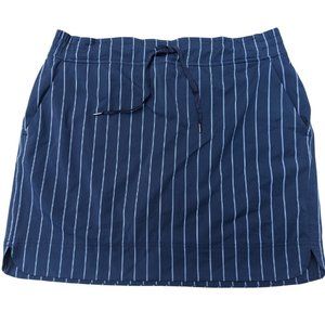 Athleta Skort / Navy Blue Pinstripes